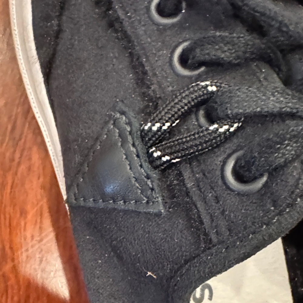 Converse Jack Purcell Men's Black Canvas Sneakers w/ fur lining- Men’s - Picture 8 of 9